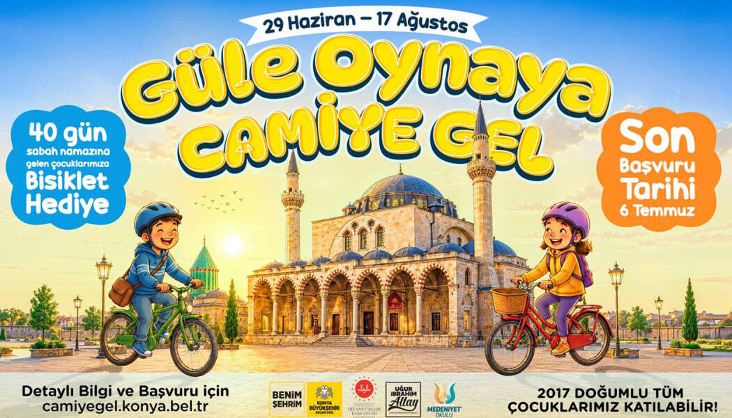 Okullar tatile girdi, şimdi sıra bisiklet hediyeli Konya geleneğinde 14